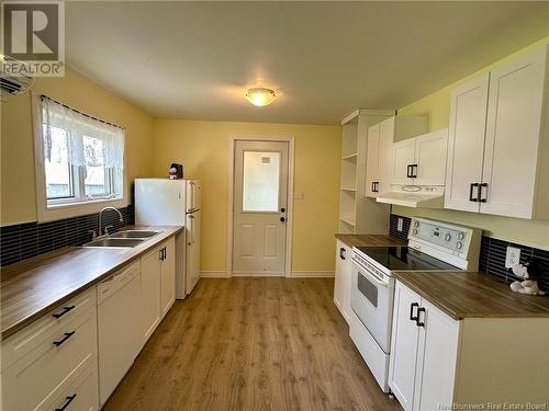 46 Post Street, Plaster Rock, NB - Indoor Photo Showing Kitchen With Double Sink