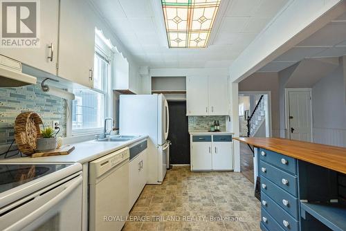 25 Askin Street, London, ON - Indoor Photo Showing Kitchen With Double Sink