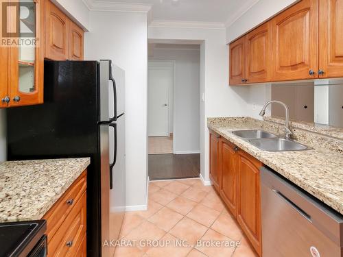 Ph05 - 633 Bay Street, Toronto, ON - Indoor Photo Showing Kitchen With Double Sink