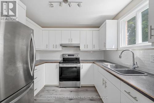 35 - 1855 Aldersbrook Road, London, ON - Indoor Photo Showing Kitchen With Stainless Steel Kitchen With Double Sink