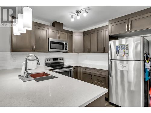 303 6798 Westgate Avenue, Prince George, BC - Indoor Photo Showing Kitchen With Double Sink With Upgraded Kitchen