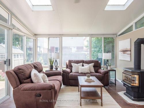 79 Ironstone Dr, Cambridge, ON - Indoor Photo Showing Living Room With Fireplace