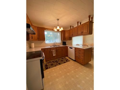 2705 5Th Avenue, Castlegar, BC - Indoor Photo Showing Kitchen With Double Sink