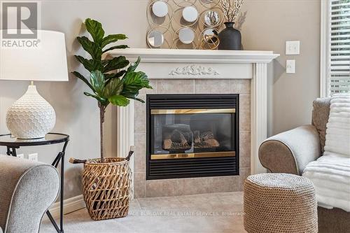 1261 Stephenson Drive, Burlington (Brant), ON - Indoor Photo Showing Living Room With Fireplace