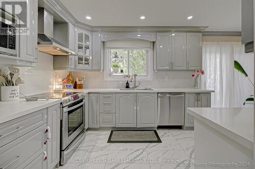 257 Centre Street, Brampton (Brampton North), ON - Indoor Photo Showing Kitchen With Upgraded Kitchen