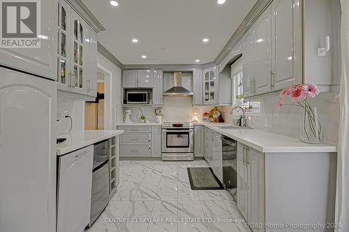 257 Centre Street, Brampton (Brampton North), ON - Indoor Photo Showing Kitchen With Upgraded Kitchen