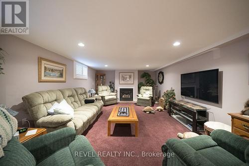 20 Allwood Street, Brantford, ON - Indoor Photo Showing Living Room With Fireplace