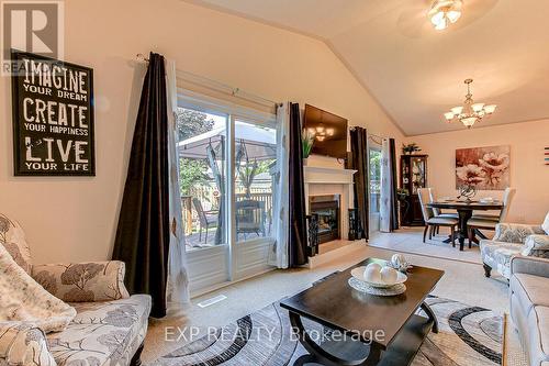 37 Peach Street E, Tillsonburg, ON - Indoor Photo Showing Living Room With Fireplace