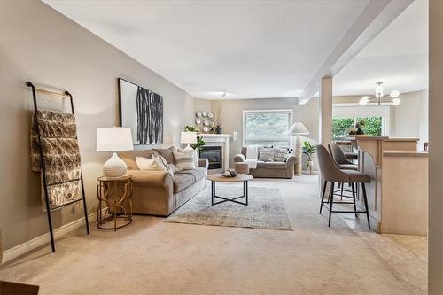 1261 Stephenson Drive, Burlington, ON - Indoor Photo Showing Living Room With Fireplace