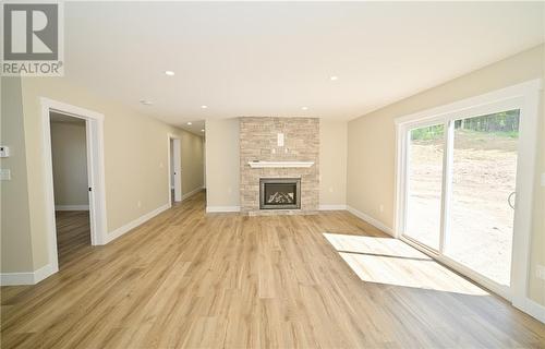 84 Country Wood Lane, Fredericton, NB - Indoor Photo Showing Living Room With Fireplace