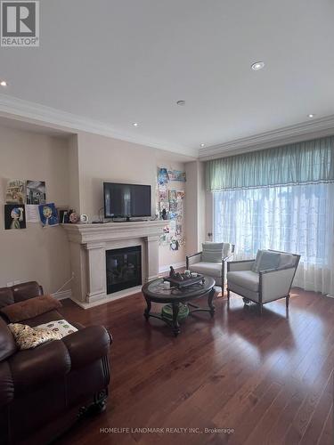 83 Lady Valentina Avenue, Vaughan, ON - Indoor Photo Showing Living Room With Fireplace