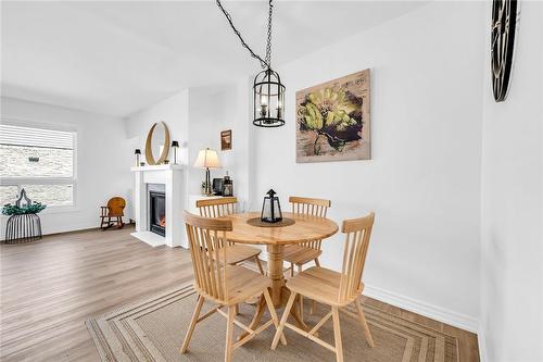 2050 Upper Middle Road|Unit #10, Burlington, ON - Indoor Photo Showing Dining Room With Fireplace