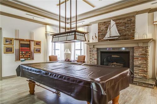 100 Burloak Drive|Unit #2405, Burlington, ON - Indoor With Fireplace