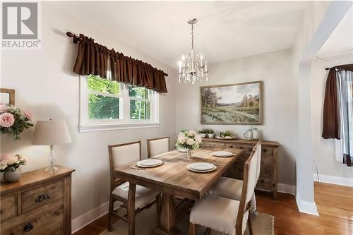 Virtually Staged - 77 North Augusta Road, Brockville, ON - Indoor Photo Showing Dining Room