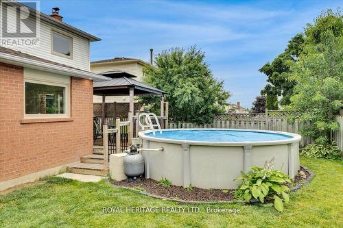 107 Clayton Crescent, Clarington, ON - Outdoor With Above Ground Pool