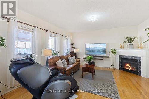 36 Lexington Road, Brampton, ON - Indoor Photo Showing Living Room With Fireplace