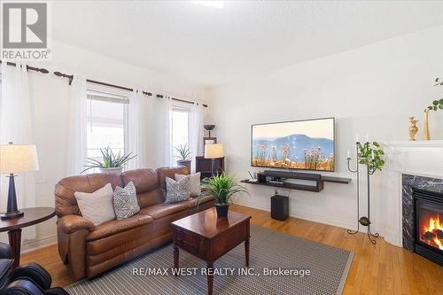 36 Lexington Road, Brampton, ON - Indoor Photo Showing Living Room With Fireplace