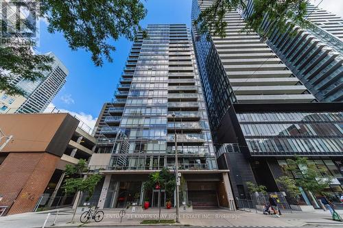 1802 - 22 Wellesley Street E, Toronto, ON - Outdoor With Balcony With Facade