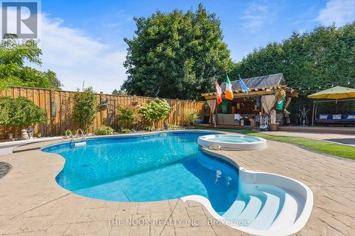 9 Hanover Court, Whitby (Lynde Creek), ON - Outdoor With In Ground Pool With Deck Patio Veranda With Backyard