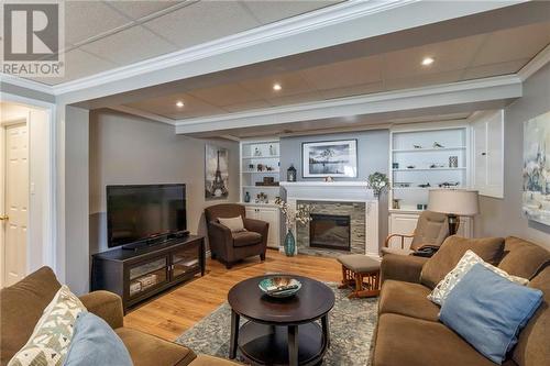 245 Whitepine Road, Riverview, NB - Indoor Photo Showing Living Room With Fireplace