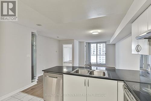 1103 - 801 Bay Street, Toronto (Bay Street Corridor), ON - Indoor Photo Showing Kitchen With Double Sink