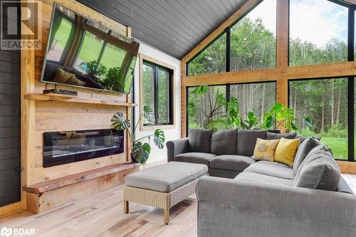 990 French Settlement Road, Tweed, ON - Indoor Photo Showing Living Room With Fireplace