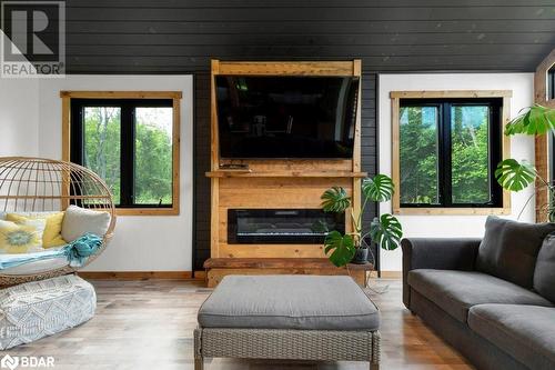 990 French Settlement Road, Tweed, ON - Indoor Photo Showing Living Room With Fireplace