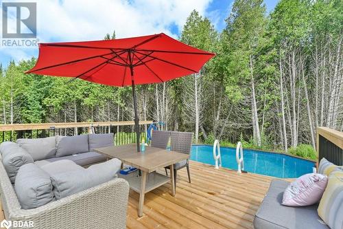 990 French Settlement Road, Tweed, ON - Outdoor With Above Ground Pool With Deck Patio Veranda With Exterior