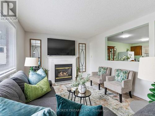 G - 164 Henry Street, Brantford, ON - Indoor Photo Showing Living Room With Fireplace