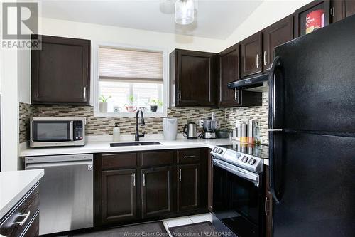 1336 Giselle Crescent, Windsor, ON - Indoor Photo Showing Kitchen With Double Sink