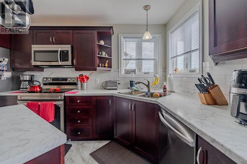 28 Brad Gushue Crescent, St. John'S, NL - Indoor Photo Showing Kitchen With Double Sink