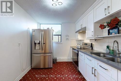 410 - 100 Wingarden Court, Toronto (Malvern), ON - Indoor Photo Showing Kitchen With Double Sink