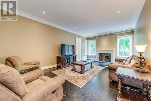 46 Ryland Terrace, Oakville, ON - Indoor Photo Showing Living Room With Fireplace