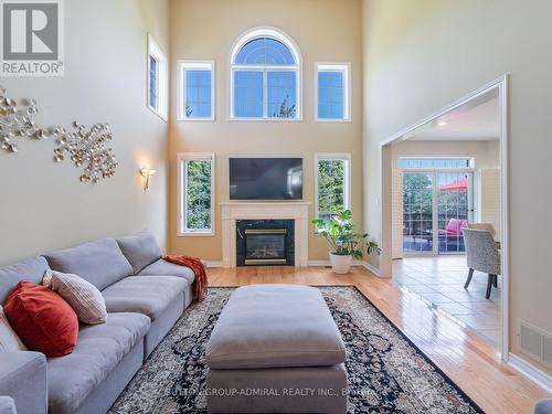 68 Canelli Heights Court, Vaughan (Patterson), ON - Indoor Photo Showing Living Room With Fireplace