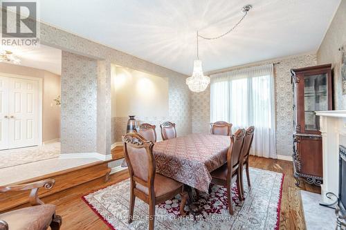 1542 Duncan Road, Oakville (Eastlake), ON - Indoor Photo Showing Dining Room With Fireplace