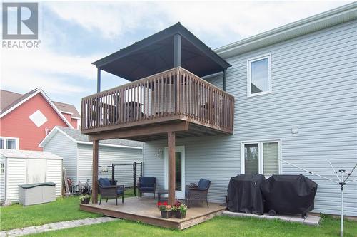 95 Spartan Court, Moncton, NB - Outdoor With Deck Patio Veranda With Exterior