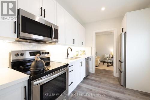 5 Florence Street, Hamilton, ON - Indoor Photo Showing Kitchen With Double Sink