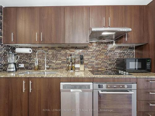 1307-255 Village Green Sq, Toronto, ON - Indoor Photo Showing Kitchen With Double Sink With Upgraded Kitchen