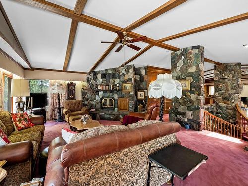 2690 Garcia Street, Merritt, BC - Indoor Photo Showing Living Room With Fireplace