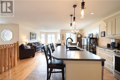 2585 Connaught Avenue, North Bay, ON - Indoor Photo Showing Kitchen With Double Sink