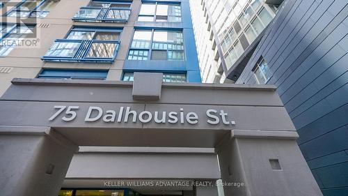 801 - 75 Dalhousie Street N, Toronto (Church-Yonge Corridor), ON - Outdoor With Balcony