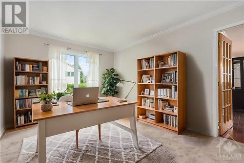 VIRTUALLY STAGED - 1497 Bourcier Drive, Ottawa, ON - Indoor Photo Showing Office