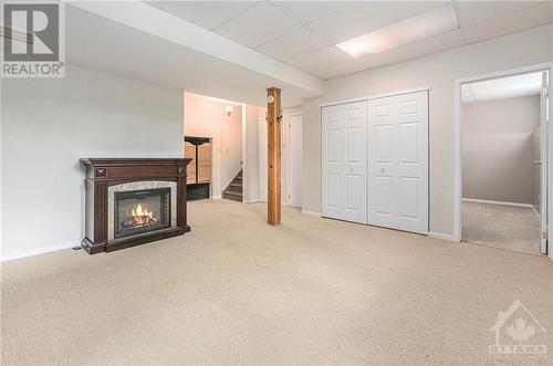 Rec Room - 1497 Bourcier Drive, Ottawa, ON - Indoor With Fireplace