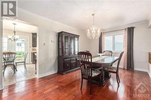 1497 Bourcier Drive, Ottawa, ON - Indoor Photo Showing Dining Room