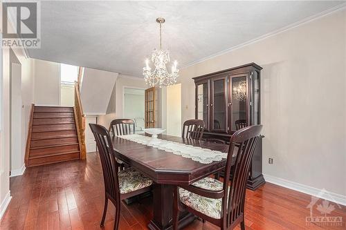 1497 Bourcier Drive, Ottawa, ON - Indoor Photo Showing Dining Room