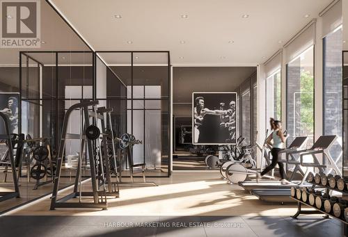 1010 - 1 Jarvis Street, Hamilton (Beasley), ON - Indoor Photo Showing Gym Room