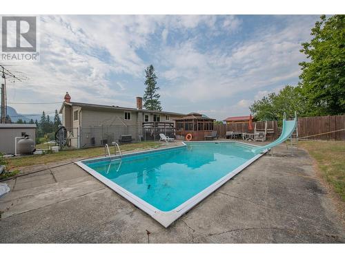 309 Albers Road, Lumby, BC - Outdoor With In Ground Pool With Backyard