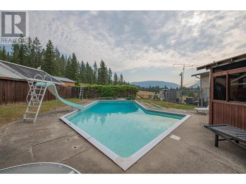 309 Albers Road, Lumby, BC - Outdoor With In Ground Pool With Backyard