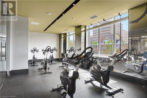 55 Duke Street W Unit# 321, Kitchener, ON - Indoor Photo Showing Gym Room