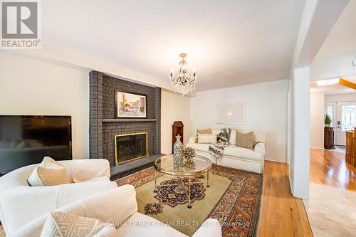 2331 Strathmore Crescent, Pickering (Brock Ridge), ON - Indoor Photo Showing Living Room With Fireplace